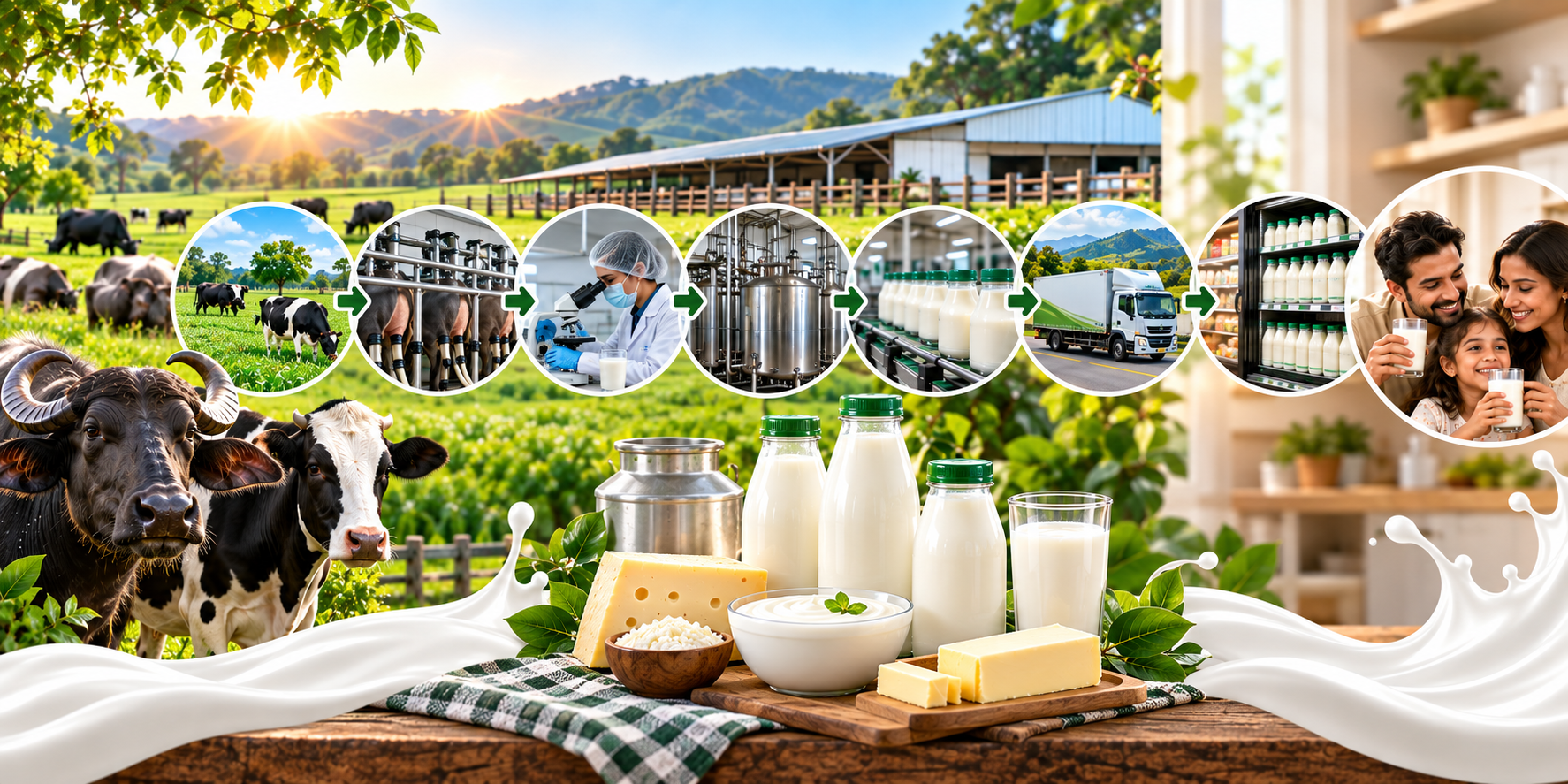 From Farm to Cup: The Journey of Milk at AS Dairy